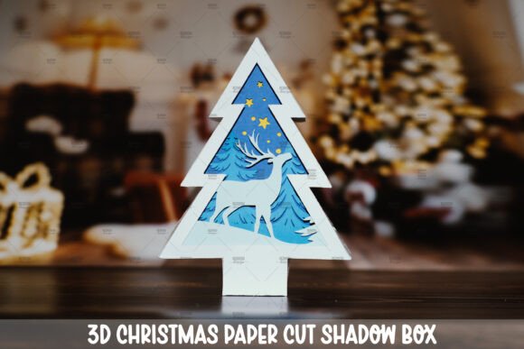 Download Christmas Tree Shadow Box SVG - Premium Resources
