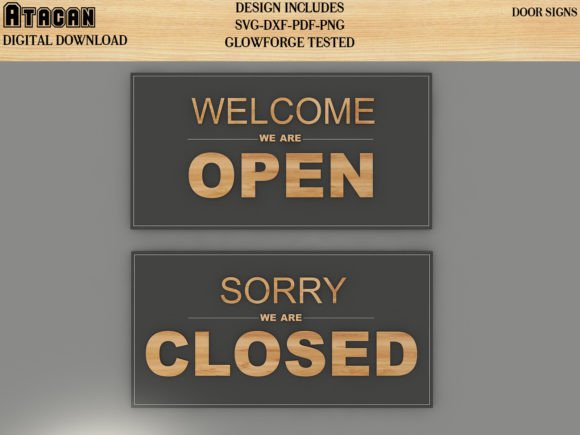 Download Open Closed Shop Sign SVG Cut Files - Premium Resources