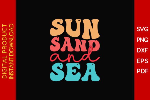 Download Sun Sand and Sea Summer Vacation SVG - Premium Resources