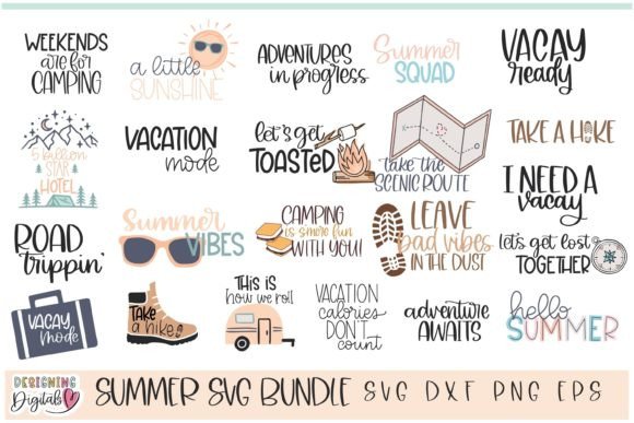 Download Summer Vacation SVG Bundle, Camping Svgs - Summer vacation svg Collection
