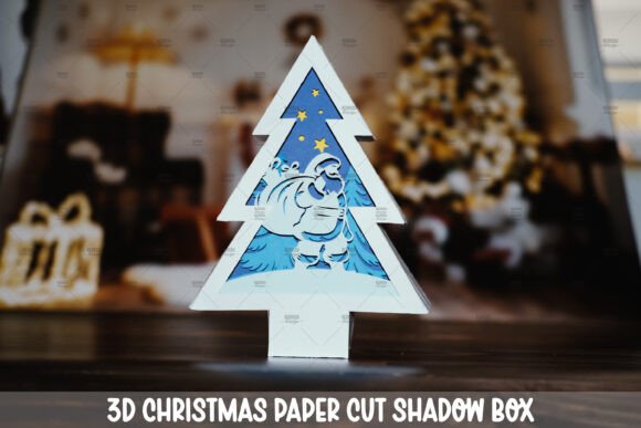 Download Christmas Tree Shadow Box SVG - Premium Resources