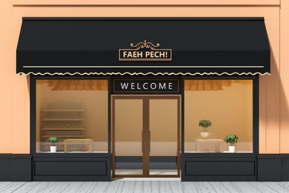Download Blank Store Front Mockup - Premium Bundle