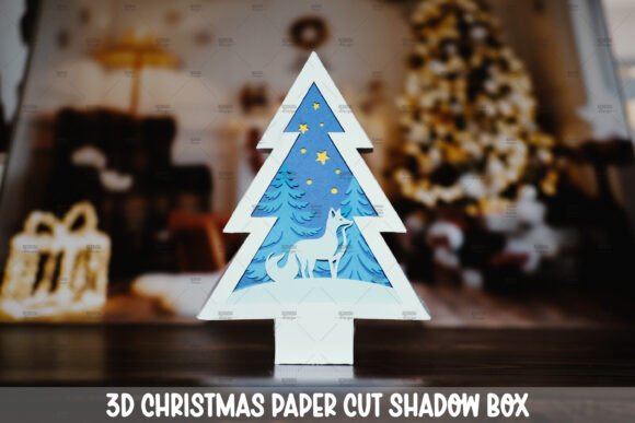 Download Christmas Tree Shadow Box SVG - Premium Resources